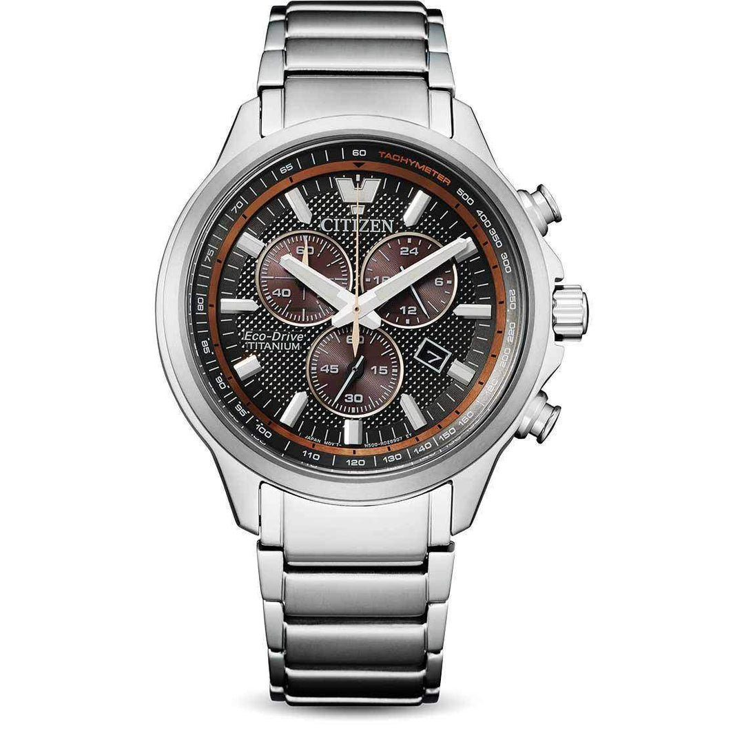 Citizen Herrenuhr Super Titanium AT2470-85H Chronograph - My Fine Jewellery