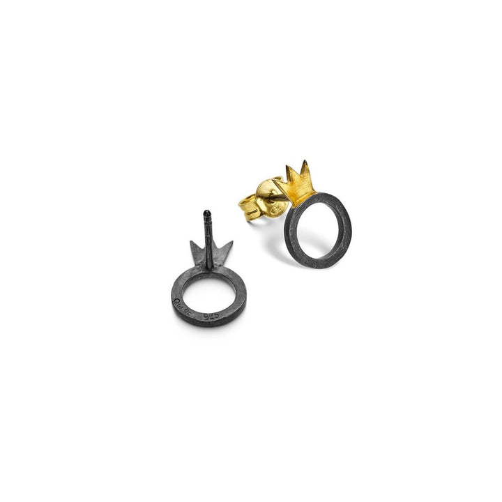 Ohrringe Sterlingsilber vergoldet "Crown VIII" SK-40