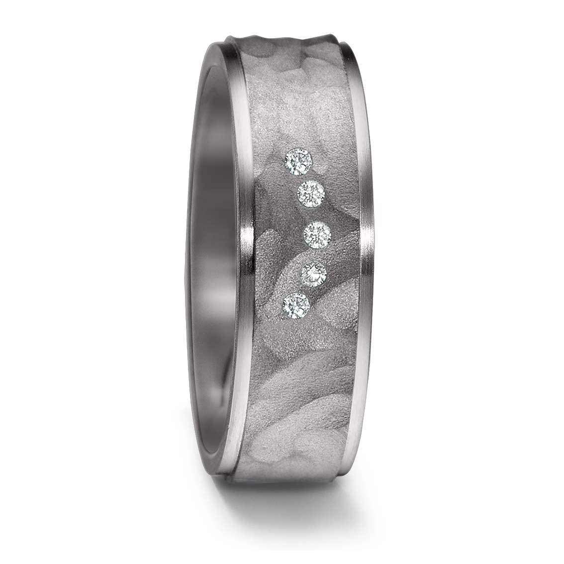 Teno Eheringe Tantal Diamant 0,05 ct - My Fine Jewellery