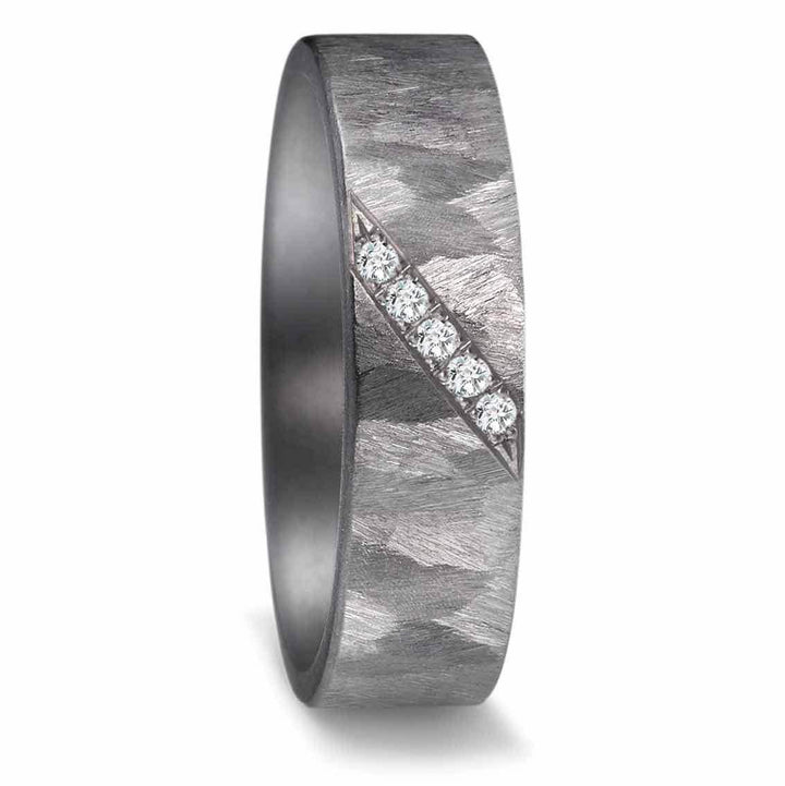 Teno Eheringe Tantal Diamant 0,05 ct - My Fine Jewellery