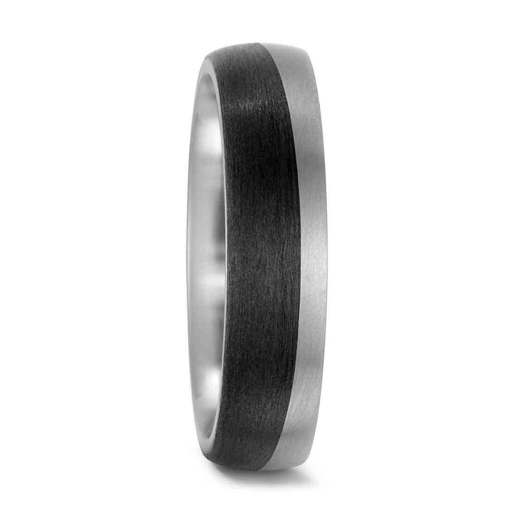 Titanfactory Eheringe Titan/Carbon - My Fine Jewellery