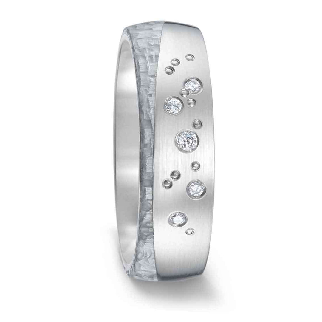 Titanfactory Eheringe Titan, Carbon - My Fine Jewellery