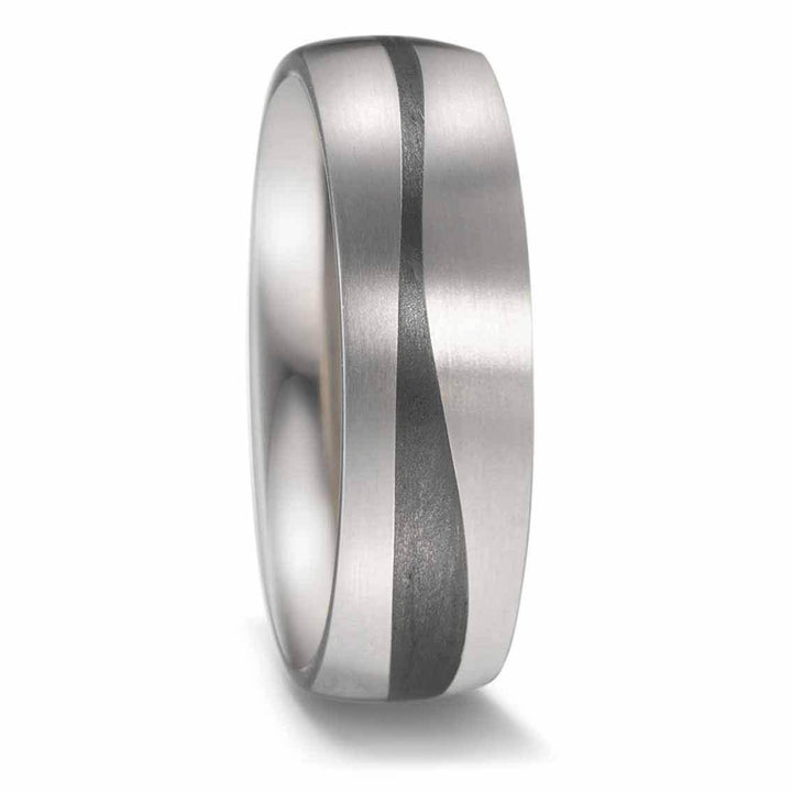 Titanfactory Eheringe Titan/Carbon - My Fine Jewellery