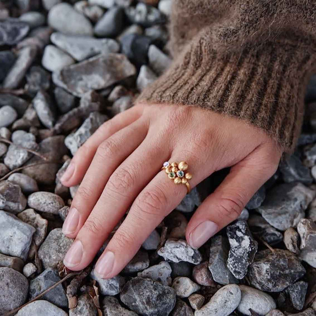 Ring "Pebbles Colors" Sterlingsilber