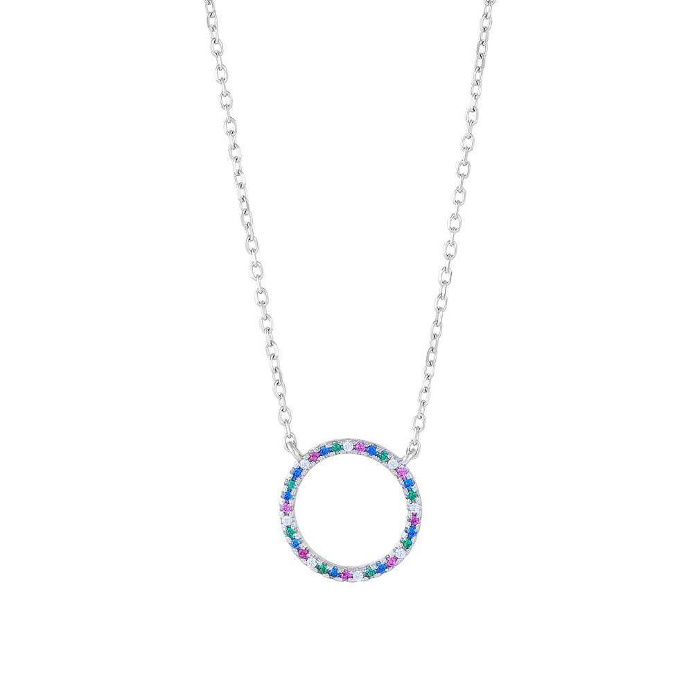 Joanli Nor rhodinierte Halskette FILUCANOR 14mm 42+3 cm Silber - My Fine Jewellery