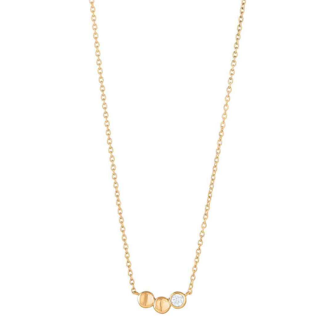 Vergoldete Silber Halskette FLIKANOR 11 mm - My Fine Jewellery