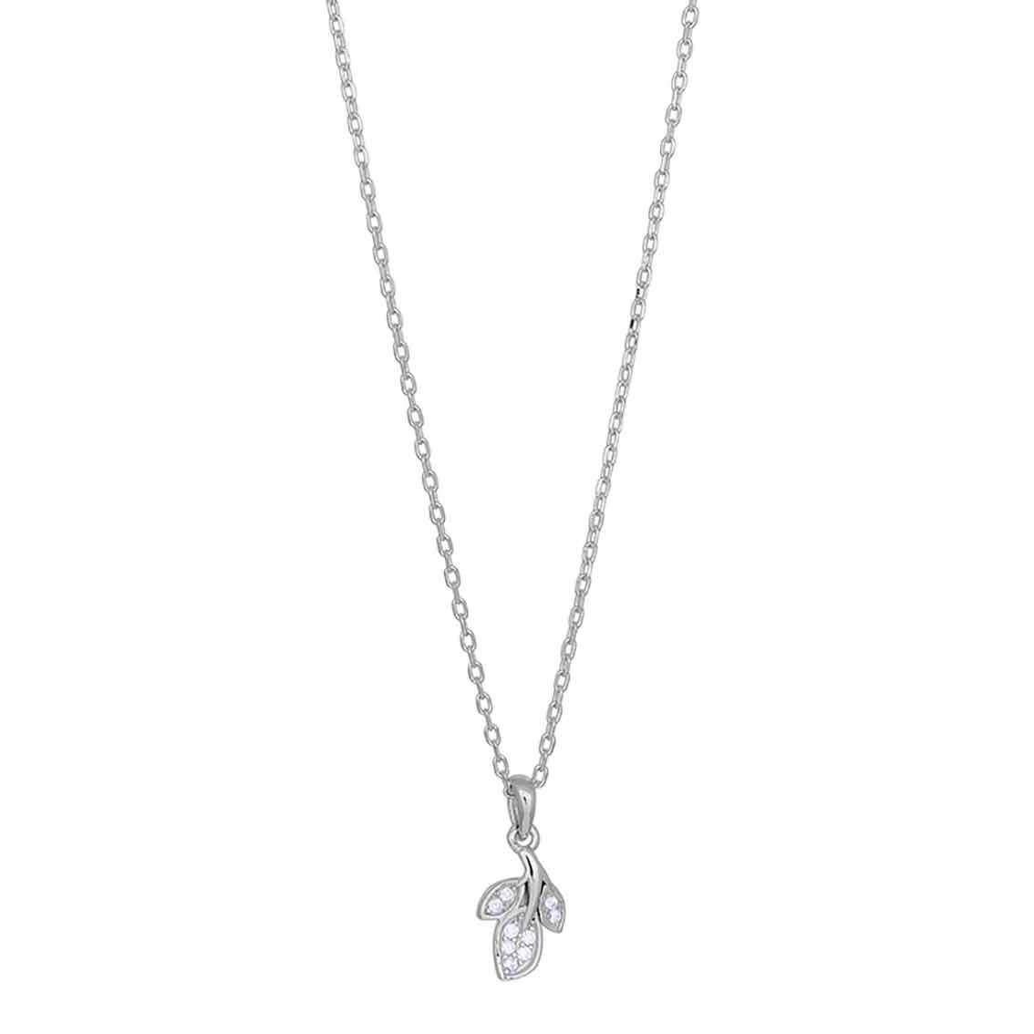 Rhodinierte Silber Halskette ELMYNOR 42+3cm - My Fine Jewellery