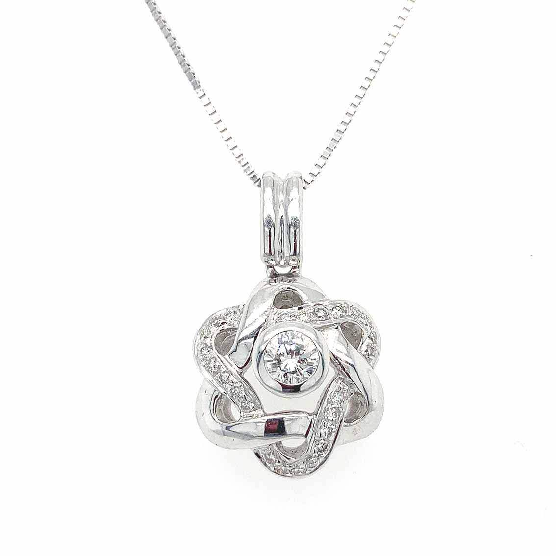Brillant Anhänger, 750 Weißgold - My Fine Jewellery