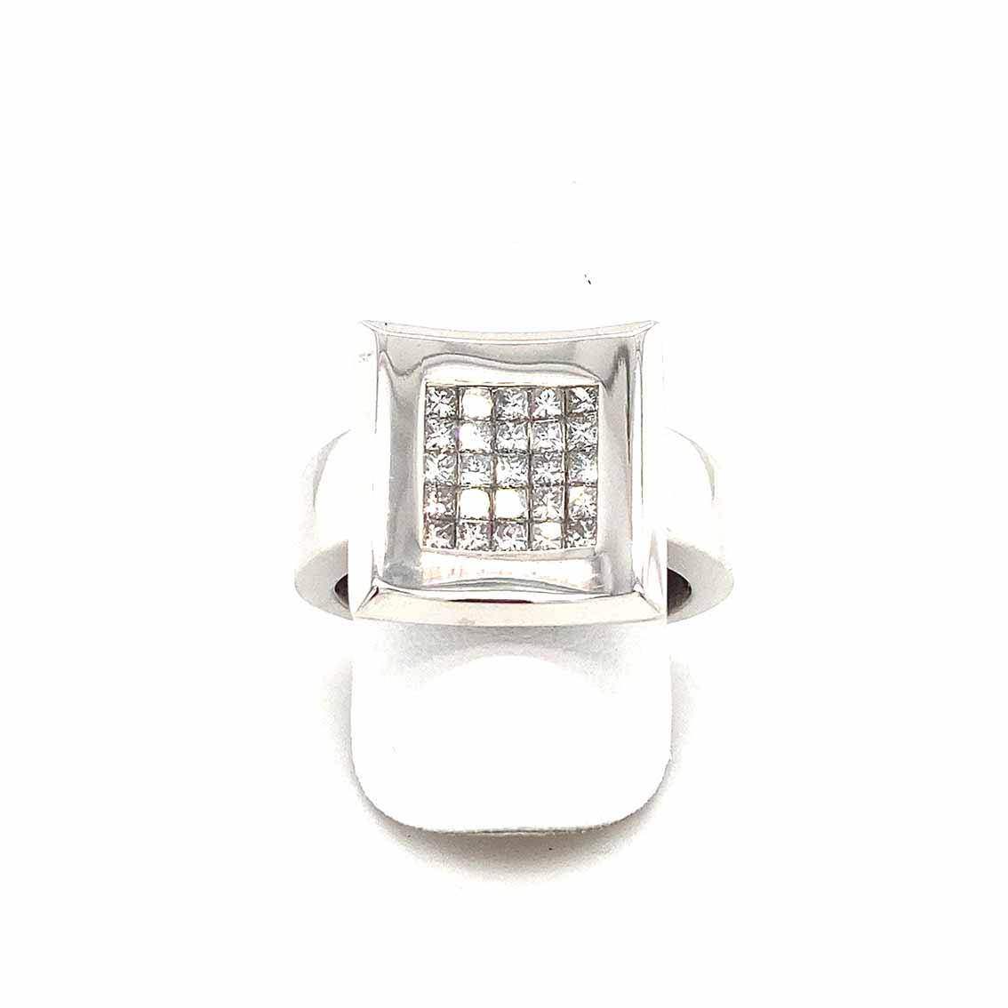 Damenring, 750 Weißgold, Diamant - My Fine Jewellery