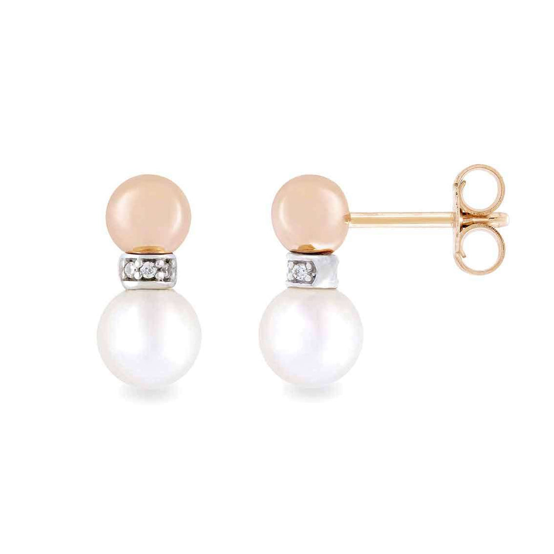 Vilmas Ohrringe "Drizzle" – Ohrringe Silber mit Perle - My Fine Jewellery